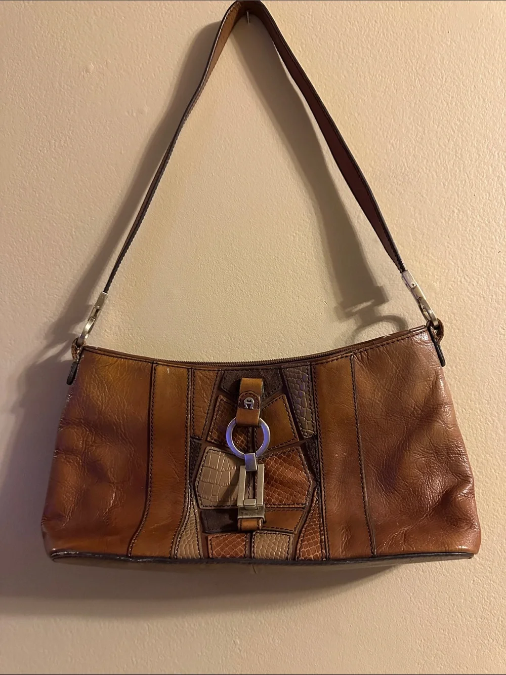 Leather Purse Etienne Aigner Multicolor Leather Shoulder Bag